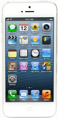 Смартфон Apple iPhone 5 32Gb White & Silver - Краснотурьинск